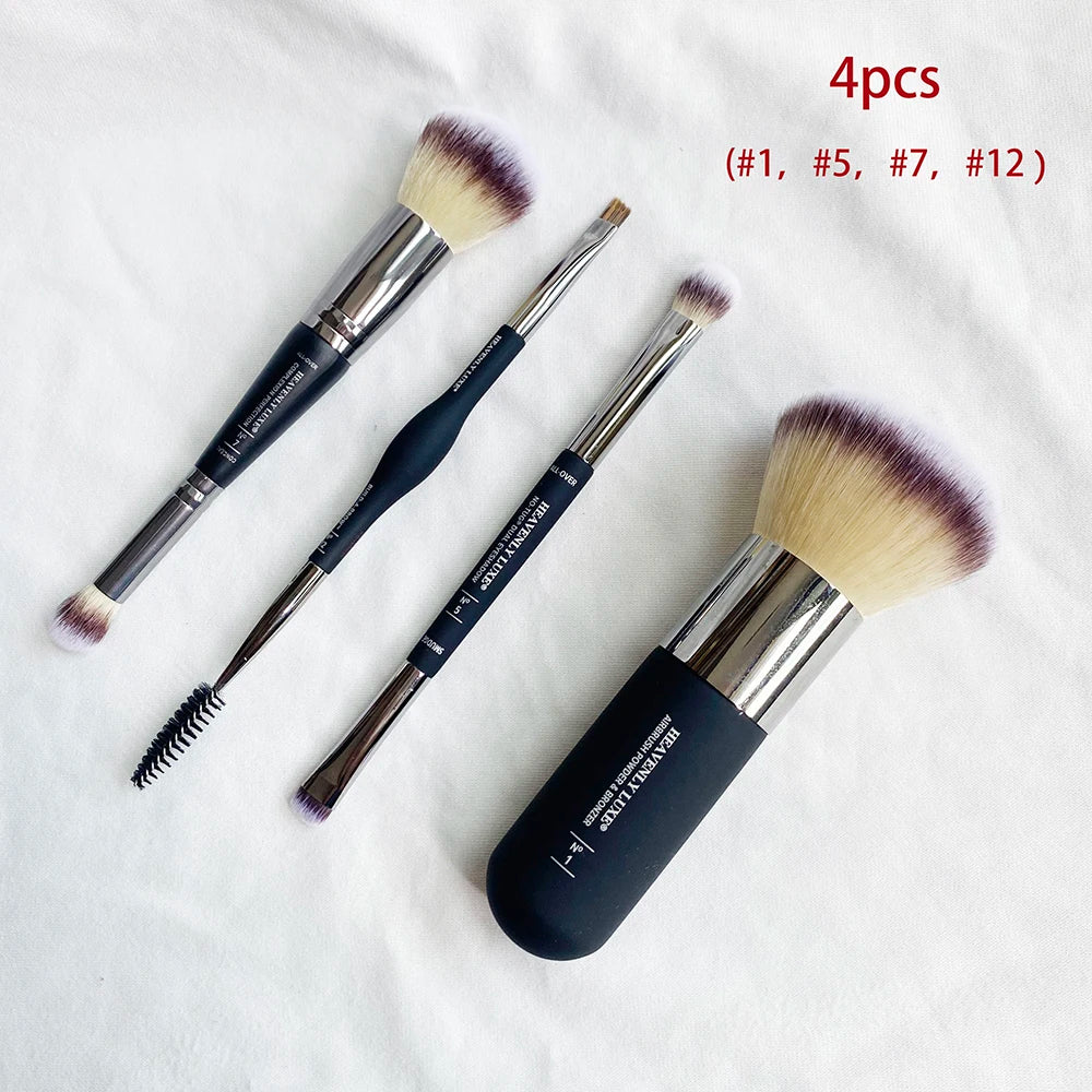 Heavenly Luxe Makeup Brushes Set Soft Synthetic Face Foundation Powder Blush Concealer Eye Shadow Brow Beauty Cosmetics Brushes